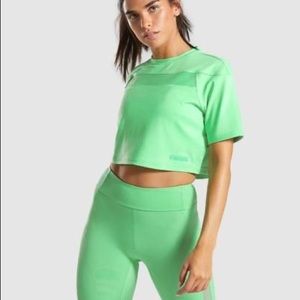 Gymshark Move Crop Top in in Green